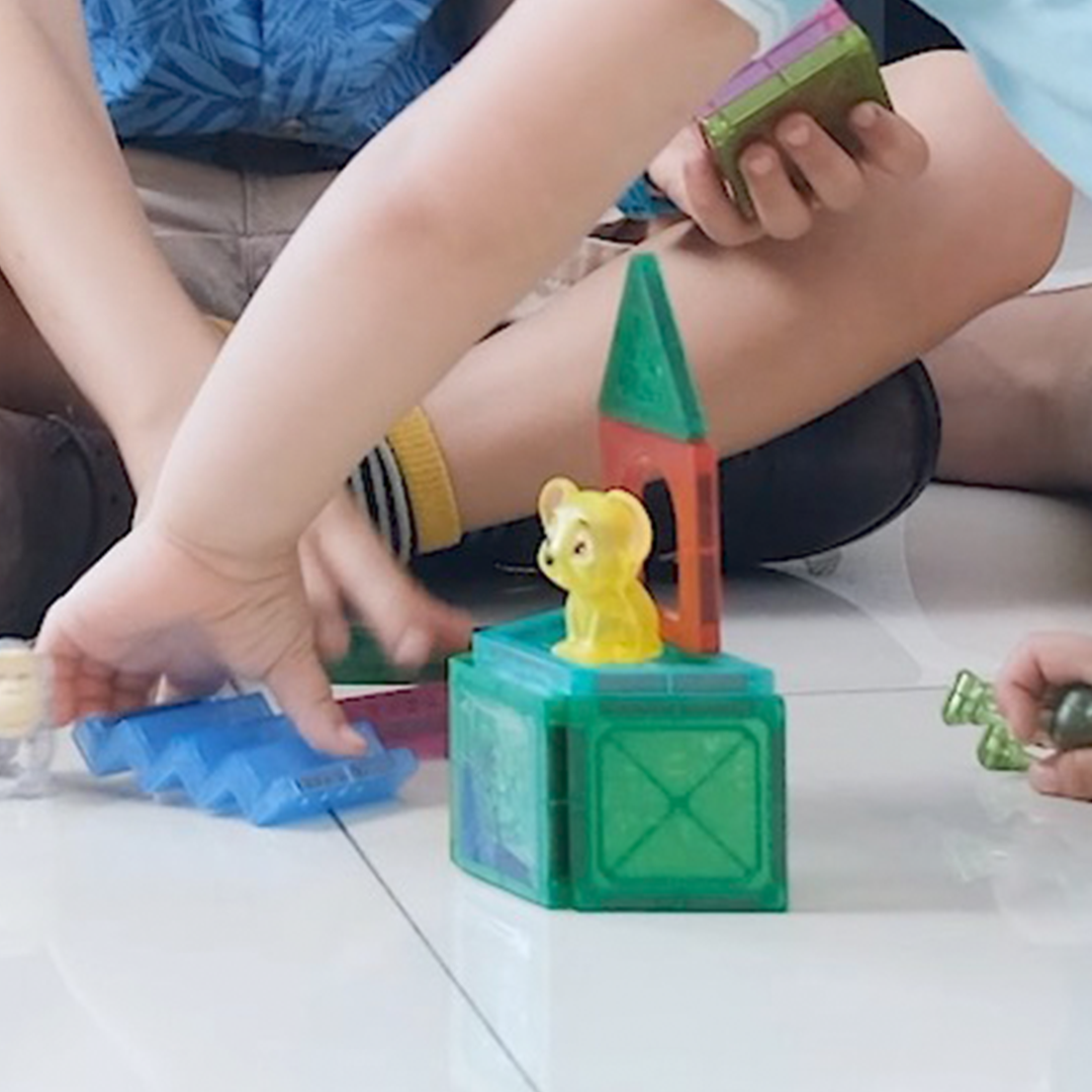 Magnet Building Blocks Safari Animals - 36 pcs