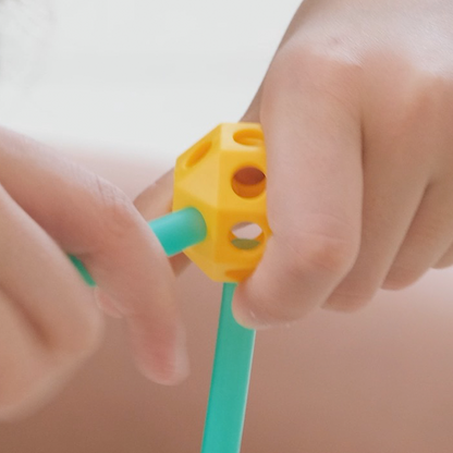 Glow in the Dark Fort Kit for Kids (128 PCS)