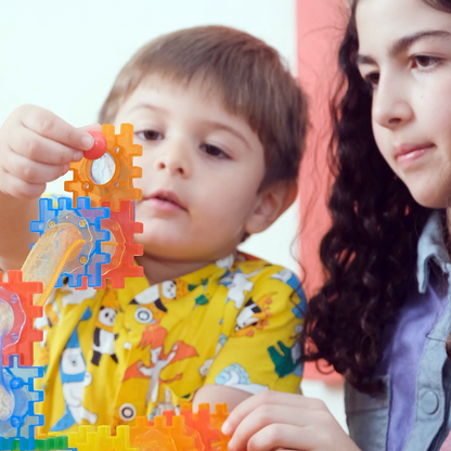 Pipeline Rolling Marble Run Set (78 PCS)