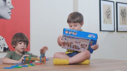 Pipeline Rolling Marble Run Set (78 PCS)