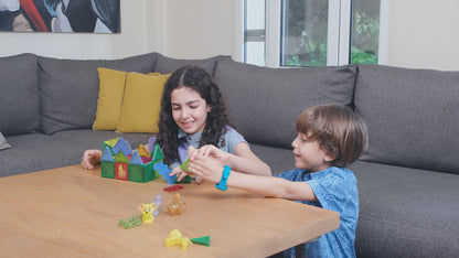 Magnetic Tiles Building Blocks - Safari Animals (36 pcs)