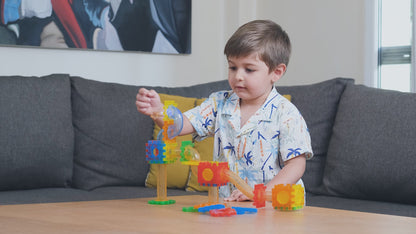 Pipeline Rolling Marble Run Set (78 PCS)